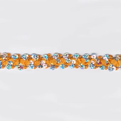 2 cm széles elasztikus flitterbortni